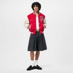 Louis Vuitton Mix Leather Varsity Blouson